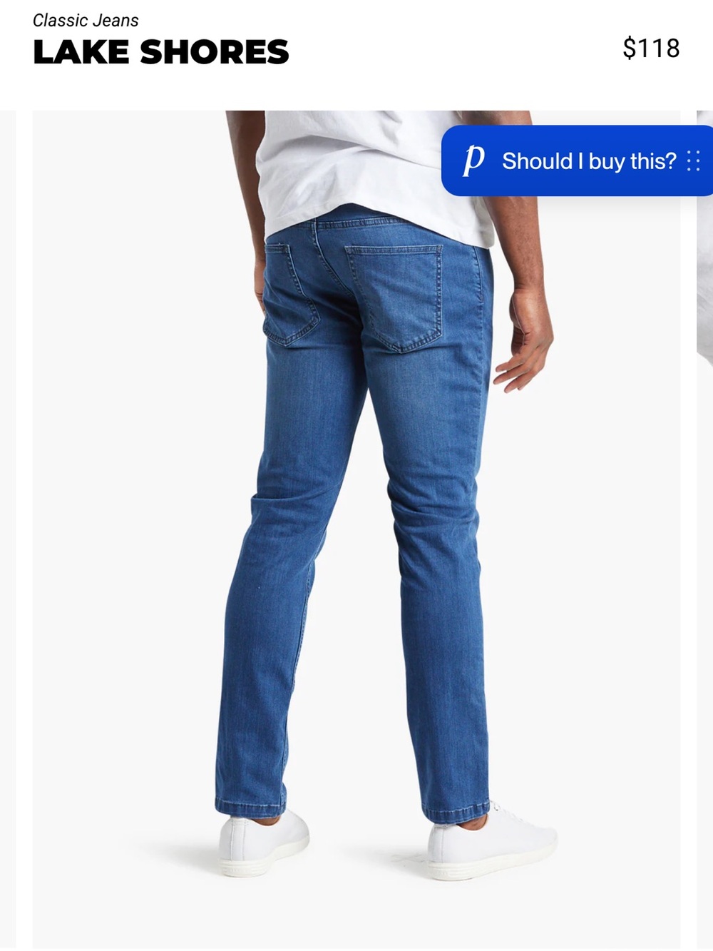 Lake Shores Slim-Straight Jeans in Blue for Men